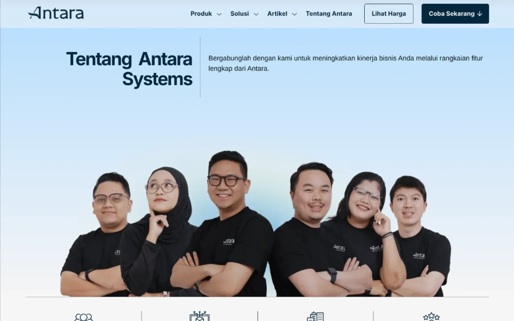 Antara website
